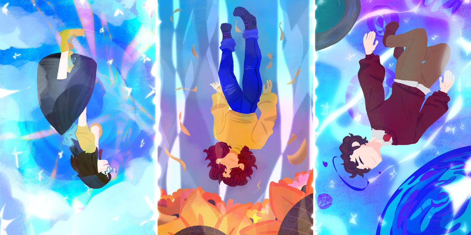 $80 | three bodies (full), detailed background